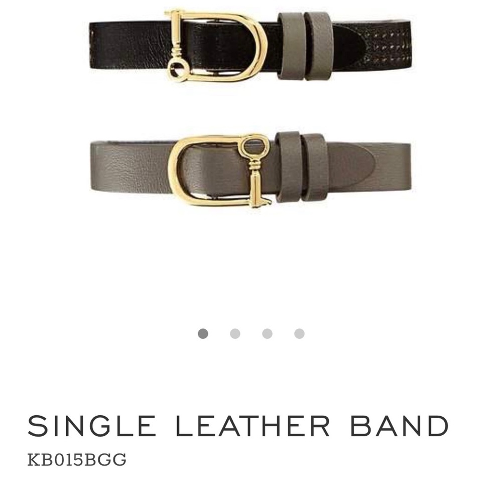 Perforated leather- black and dark grey reversible